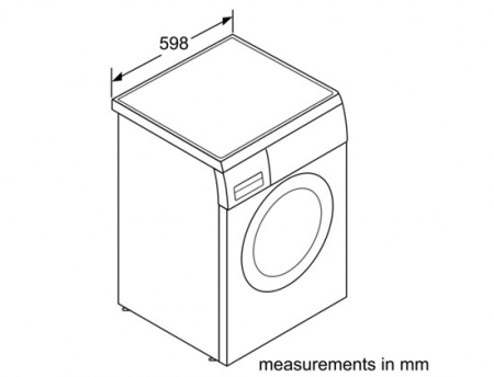 لباسشویی 7 کیلویی بوش مدل WAQ2445XME - تصویر 2