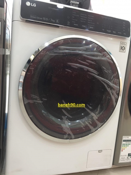 لباسشویی 10.5/7 کیلویی بخارشور ال جی تایتان مدل WDu1H426JCH - تصویر 2