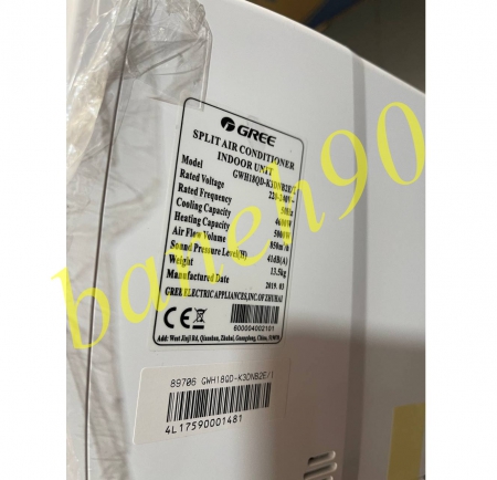 کولر گازی 18000 اینورتردار اسکرول گری سری بورا (bora) مدل GWH18QD | K3DNA6E | K3DNB2E - تصویر 5
