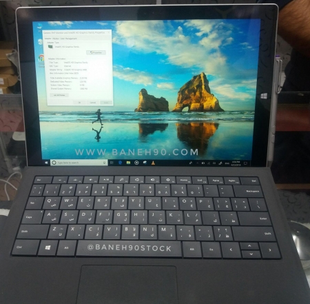 لپ‎تاپ استوک Microsoft Surface Pro3 core i5 4300u- 4GB ram-128 GB SSD hard - تصویر 4