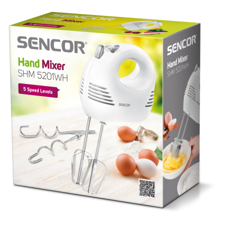 همزن برقی سنکور Hand Mixer SHM 5201WH - تصویر 3