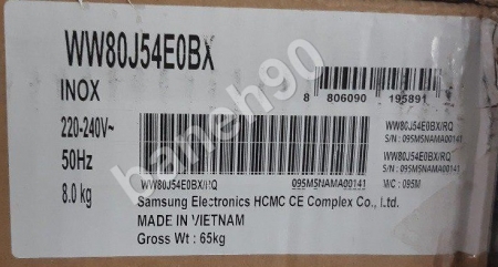 لباسشویی 8 کیلو سامسونگ مدل WW80J54E0BX - تصویر 7