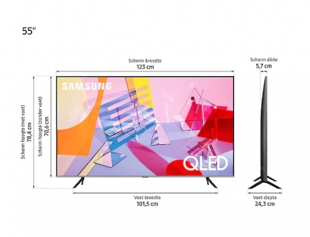 تلویزیون 55 اینچ 4K QLED سامسونگ مدل 55Q65T | Q65T - تصویر 5