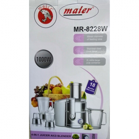 آبمیوه گیری مایر مدل MR-8228W - تصویر 2