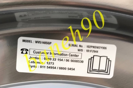 ماشین لباسشویی 9 کیلو/ 8.5 کیلو بخارشودار ال جی مدل WV5148SGP - تصویر 8