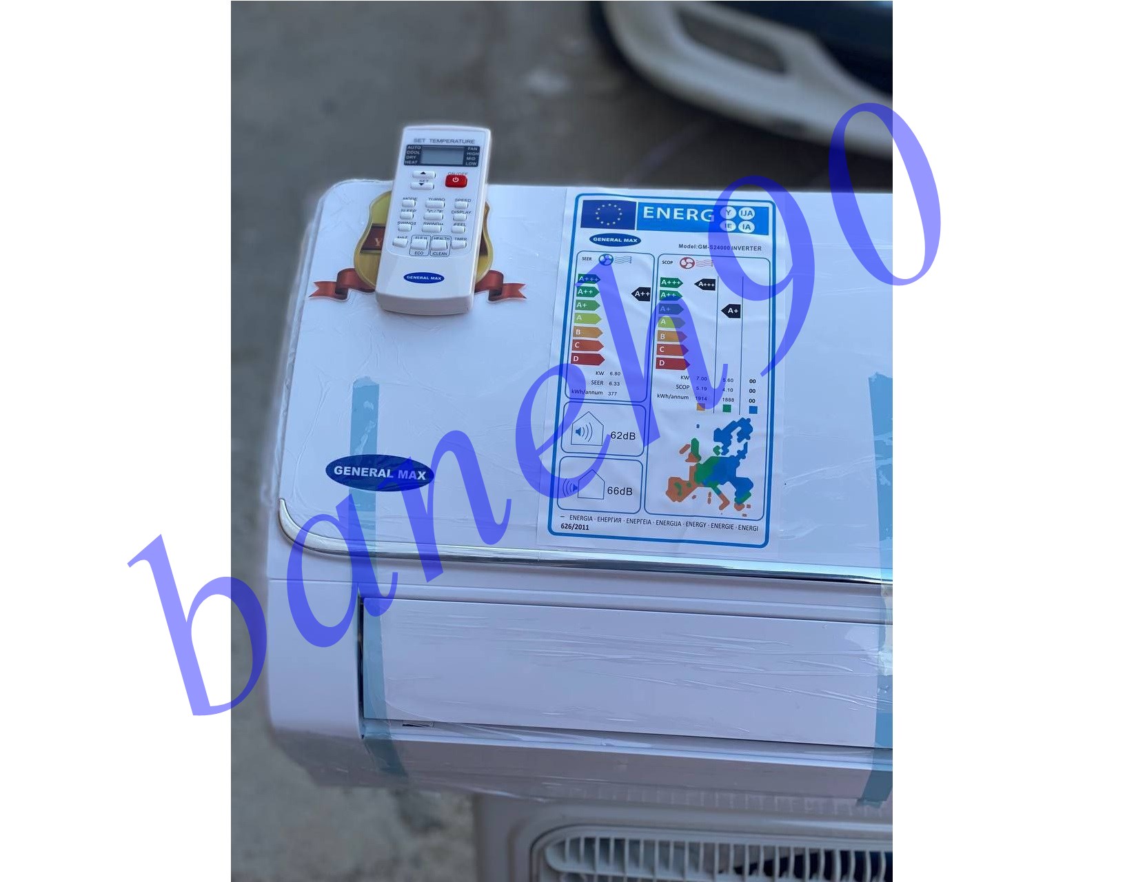 کولر گازی 24000 جنرال مکس سرد و گرم اینورتردار مدل GM-S24000 INVERTER - تصویر 4