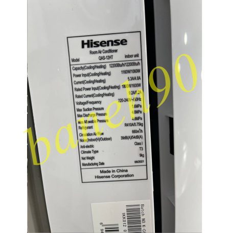 کولر گازی 12000 هایسنس مدل QAS-12HT - تصویر 7