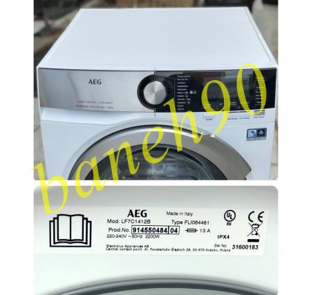 ماشین لباسشویی 10 کیلو AEG مدل LF7C1412B - تصویر 11