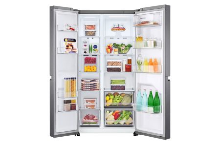یخچال ساید ال جی 30 فوت مدل GCB-287DVE نقره ای - تصویر 2