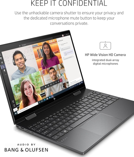 لپ تاپ استوک HP ENVY15-Ryzen5 5500u-x360 touch - تصویر 6