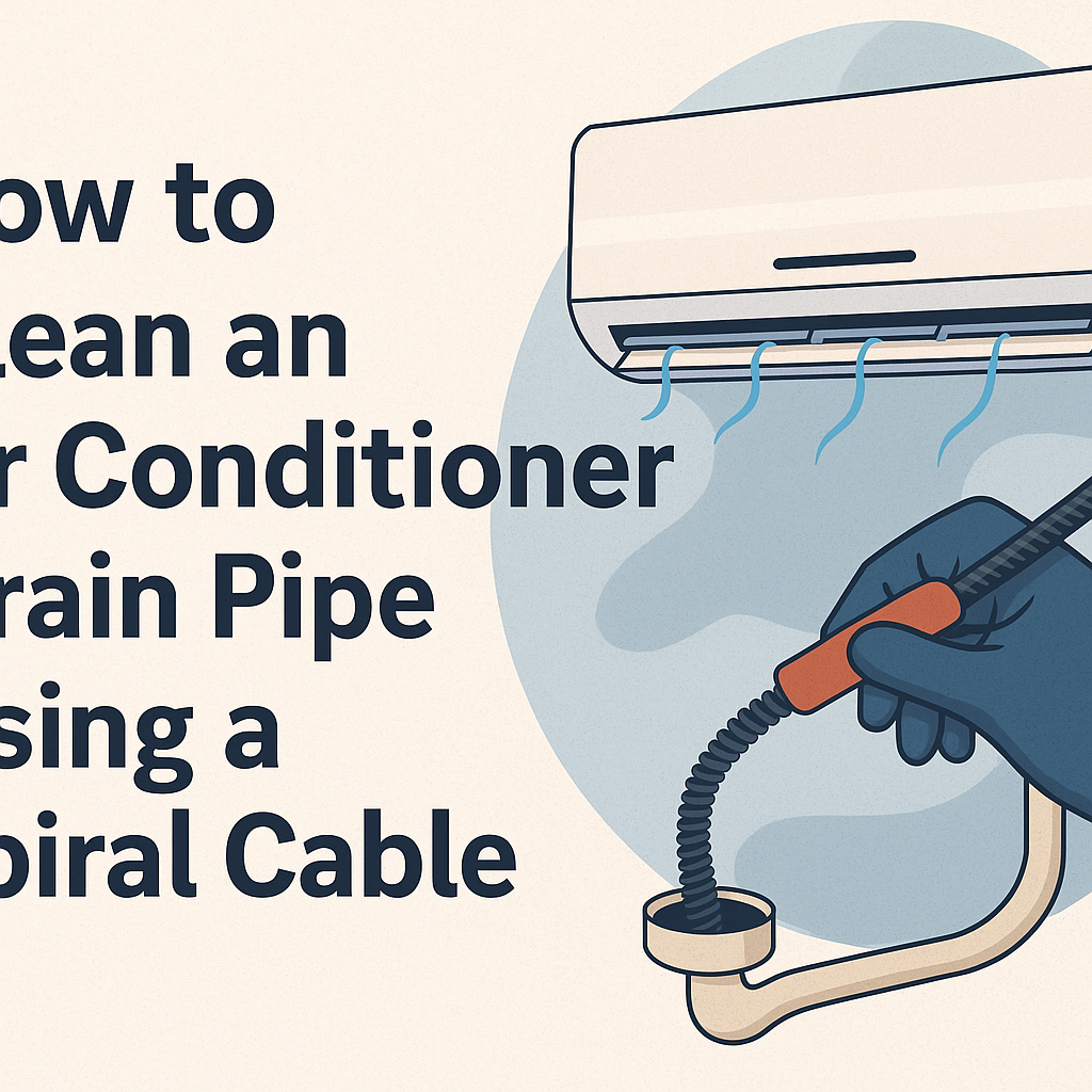 تمیز کردن لوله کولرگازی