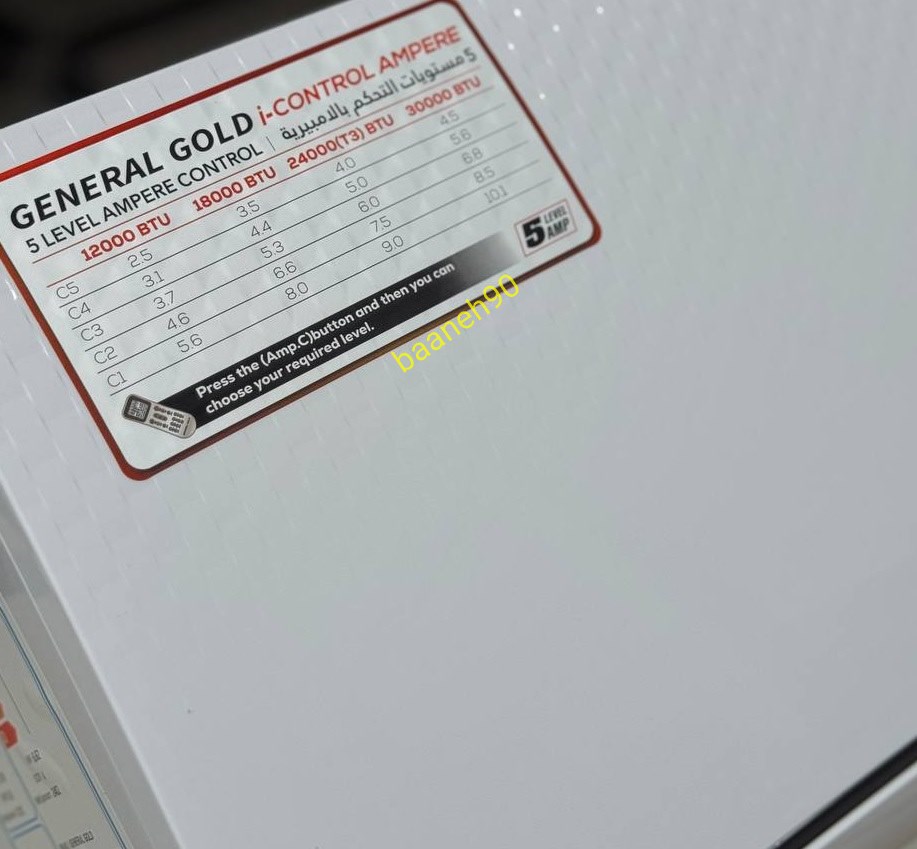 کولر گازی 24000 اینورتر جنرال گلد مدل GG-AS24000 SPARK 5 - تصویر 9