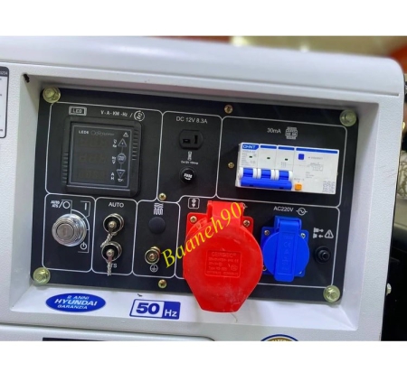 موتور برق گازوییلی هیوندای مدل DHY8000SE-3 توان 5 کیلو وات - تصویر 5