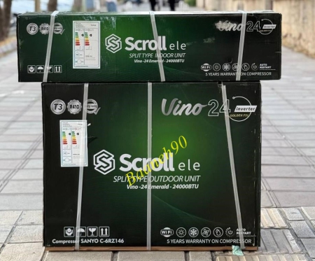 کولر گازی 24000 اسکرول اینورتر مدل VINO-24Emerald - تصویر 2